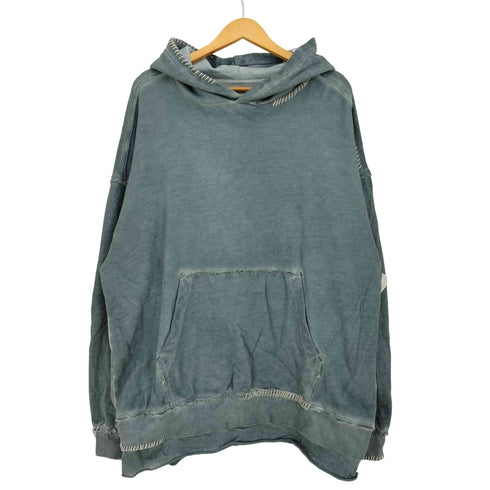 メゾンスペシャル MAISON SPECIAL Heavy-Weight Sweat Embroidery Damage Over-Dye Hoodie メンズ JPN:2