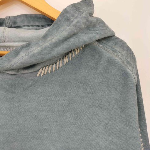 メゾンスペシャル MAISON SPECIAL Heavy-Weight Sweat Embroidery Damage Over-Dye Hoodie メンズ JPN:2