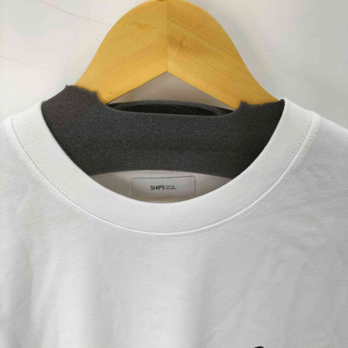 シップスエニィ SHIPS any カルチャー グラフィック バック プリント Tシャツ メンズ import:M