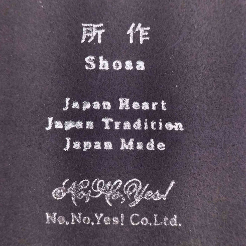 SHOSA レザー 三つ折り財布 メンズ