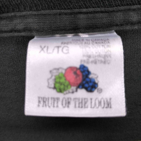 フルーツオブザルーム FRUIT OF THE LOOM 90s シングルステッチ アーティストクルーネック S/S Tシャツ メンズ JPN:XL