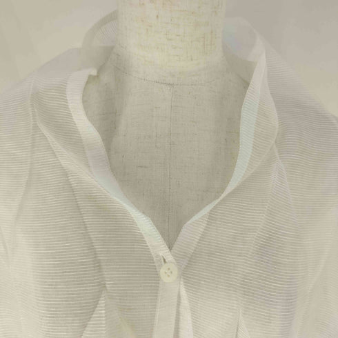 ミー イッセイミヤケ me ISSEY MIYAKE ボタン付き プリーツ ショール レディース