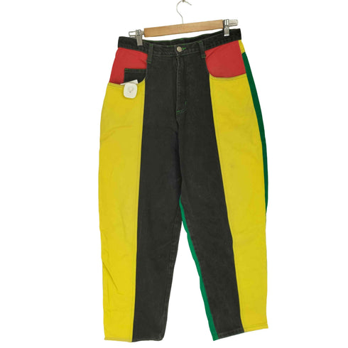 Jamaican Style ラスタカラー デニムパンツ メンズ 38