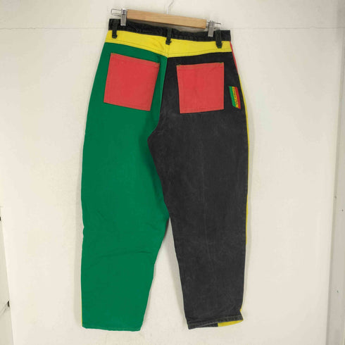 Jamaican Style ラスタカラー デニムパンツ メンズ 38