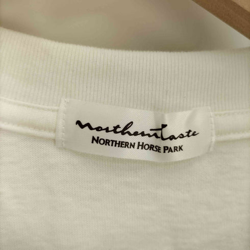 90S NORTHERN HORSE PARK G1 馬 プリント シングルステッチ S/S クルーネック Tシャツ メンズ