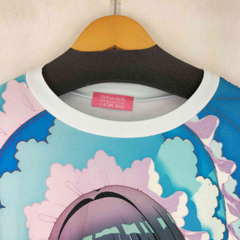 artiswitch×ACDC RAG 全面プリントTシャツ レディース