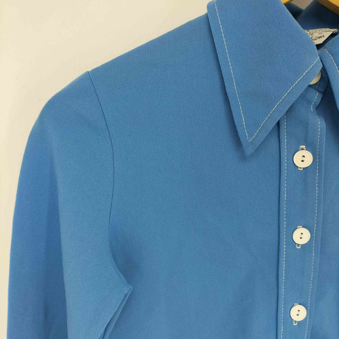 60-70S ポリエステルシャツ レディース
