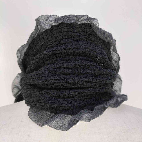 イッセイミヤケ ISSEY MIYAKE cauliflower カリフラワー シワ加工 フリル スカーフ レディース