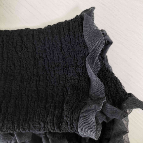 イッセイミヤケ ISSEY MIYAKE cauliflower カリフラワー シワ加工 フリル スカーフ レディース