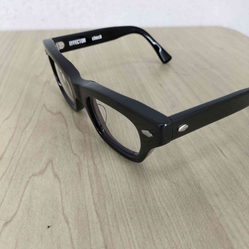 エフェクター EFFECTOR check ウェリントン型 メガネ メンズ