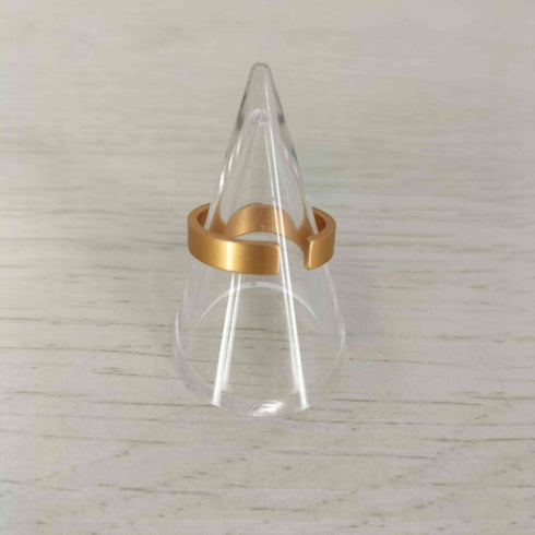 イッセイミヤケ ISSEY MIYAKE MOON LIGHT ムーンライト アルミニウム 4連 リング セット レディース 13号ほど / 2