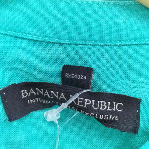 バナナリパブリック BANANA REPUBLIC リネン混 ギャザーワンピース レディース import:S