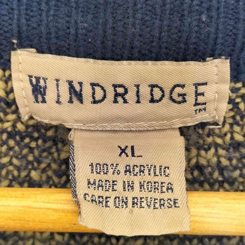 windridge ノルディック アクリルニット メンズ import:XL