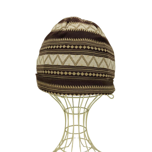 ホワイトマウンテニアリング WHITE MOUNTAINEERING TRIANGLE PATTERN JACQUARD JERSEY BEANIE メンズ
