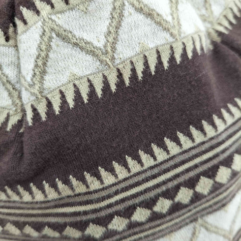ホワイトマウンテニアリング WHITE MOUNTAINEERING TRIANGLE PATTERN JACQUARD JERSEY BEANIE メンズ