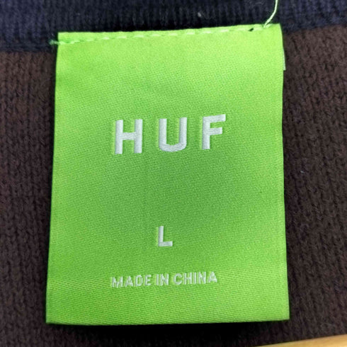 ハフ HUF DIMENSIONS ZIP SWEATER メンズ JPN:L