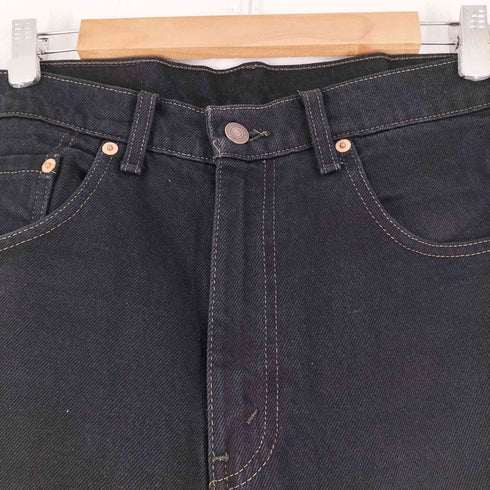 リーバイス Levis 512ブラックデニムパンツ ボタン裏359 メンズ 31/34