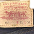 リーバイス Levis 512ブラックデニムパンツ ボタン裏359 メンズ 31/34