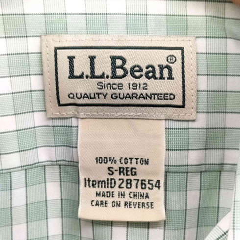 エルエルビーン L.L.Bean WRINKLE RESISTANT SLIM FIT ボタンダウン チェックシャツ メンズ S-REG