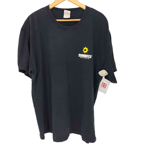 ギルダン GILDAN 企業ロゴ バックプリントクルーネック半袖Tシャツ メンズ XL