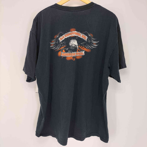 ギルダン GILDAN 企業ロゴ バックプリントクルーネック半袖Tシャツ メンズ XL