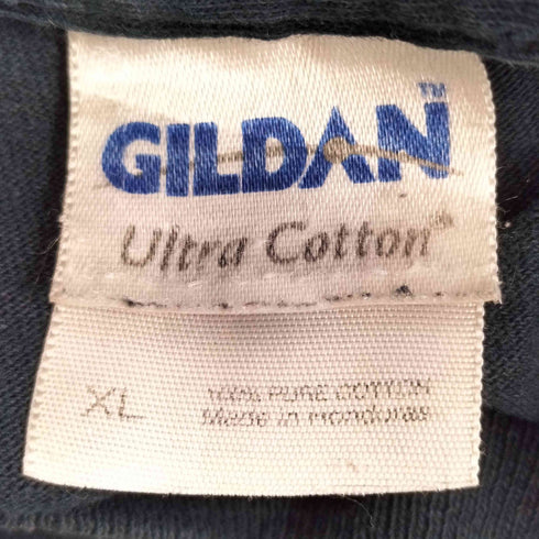 ギルダン GILDAN 企業ロゴ バックプリントクルーネック半袖Tシャツ メンズ XL
