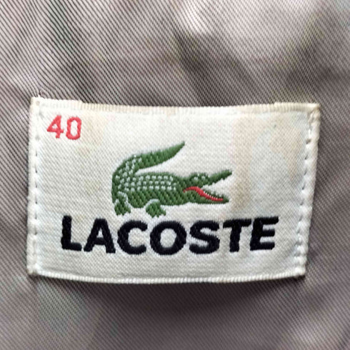 ラコステ LACOSTE スタンドネック キルティング パテッドジャケット レディース EUR:40