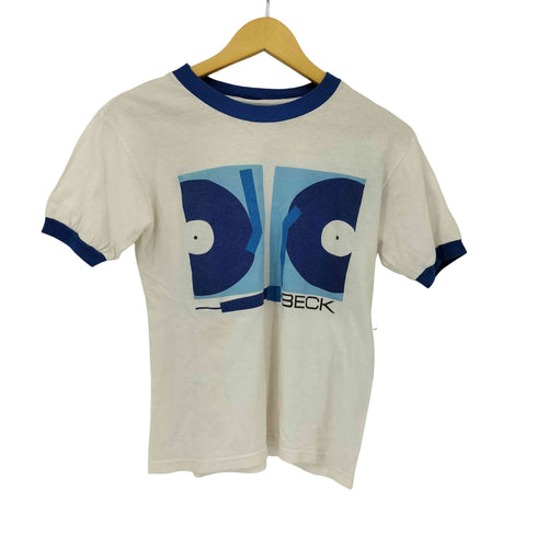 アンビル Anvil 90S USA製 BECK Where It’s At リンガーTシャツ メンズ import:L