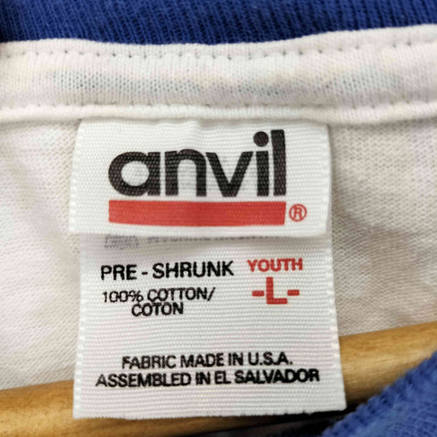 アンビル Anvil 90S USA製 BECK Where It’s At リンガーTシャツ メンズ import:L