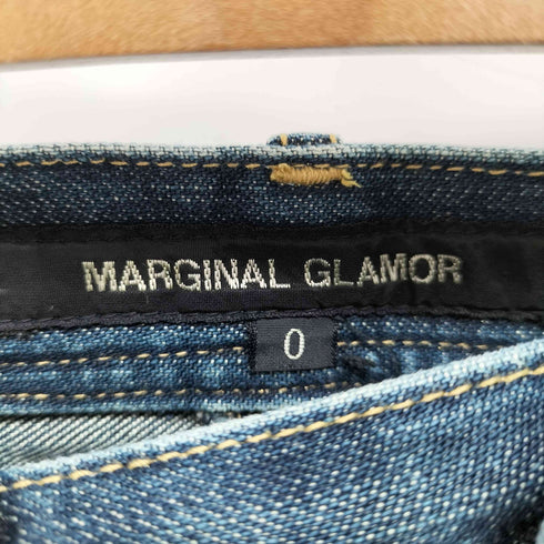 MARGINAL GLAMOR デザインタイトデニムスカート レディース JPN:0