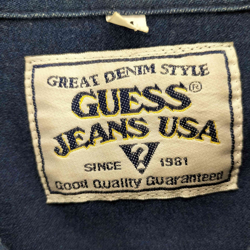ゲスジーンズ GUESS JEANS 90S インディゴ染め スウィングトップ メンズ import:M