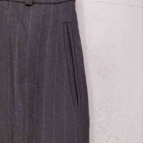 マックスマーラウィーケンドライン Max Mara WEEKEND LINE MADE IN ITALY 旧タグ ピンストライプ2タックスラックス レディース 38