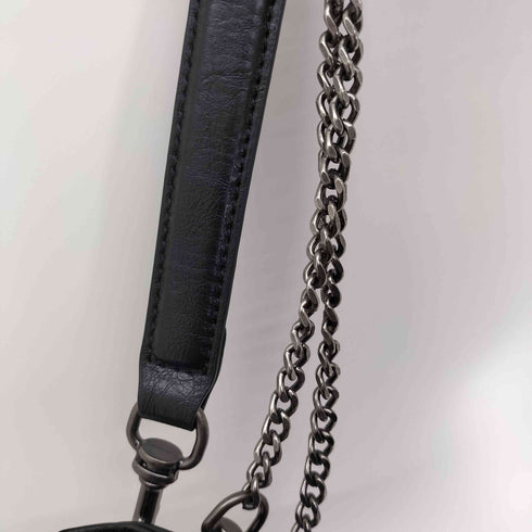 LEATHERY VINTAGE CHAIN CROSS SHOULDER BAG MINI ビンテージ チェーン クロス ショルダーバック ミニ Y2K レディース