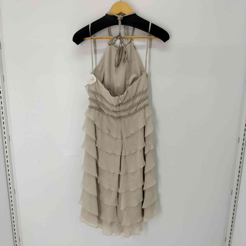 ビーシービージーマックスアズリア BCBG MAXAZRIA フリルデザインノースリーブワンピース レディース JPN:2