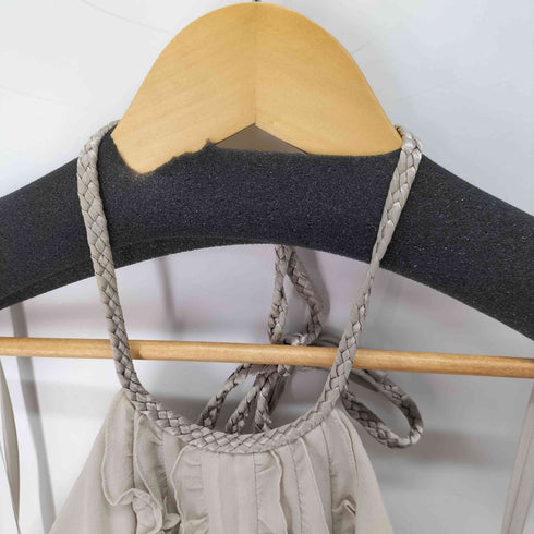 ビーシービージーマックスアズリア BCBG MAXAZRIA フリルデザインノースリーブワンピース レディース JPN:2