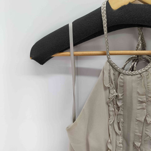 ビーシービージーマックスアズリア BCBG MAXAZRIA フリルデザインノースリーブワンピース レディース JPN:2