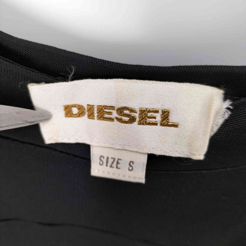 ディーゼル DIESEL デザインノースリーブワンピース レディース import:S