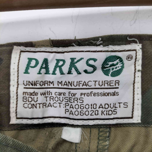 PARKS ミリタリーカーゴパンツ メンズ