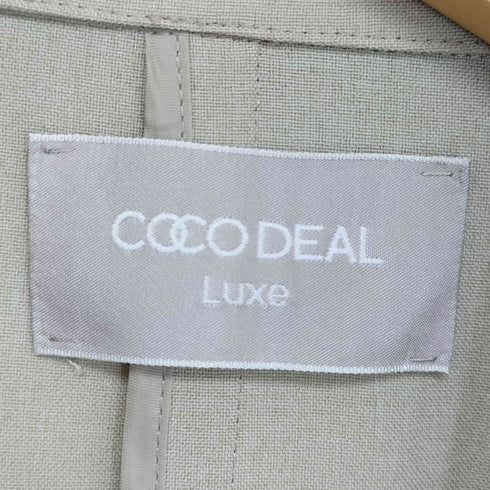 ココディール COCO DEAL 1b スナップボタンスプリングコート レディース