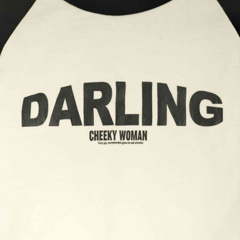 ダーリッチ Darich ラグランスリーブグラフィックロングTシャツ レディース FREE