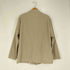 ザラ ZARA シアサッカー チェック ノーカラー ジャケット メンズ import:M