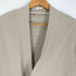 ザラ ZARA シアサッカー チェック ノーカラー ジャケット メンズ import:M