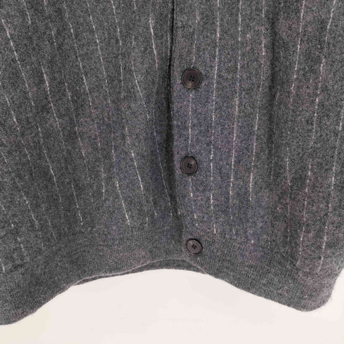 ビューティーアンドユースユナイテッドアローズ BEAUTY & YOUTH UNITED ARROWS 23AW ボイル ウール チョーク ストライプ Vネック カーディガン メンズ JPN:XL