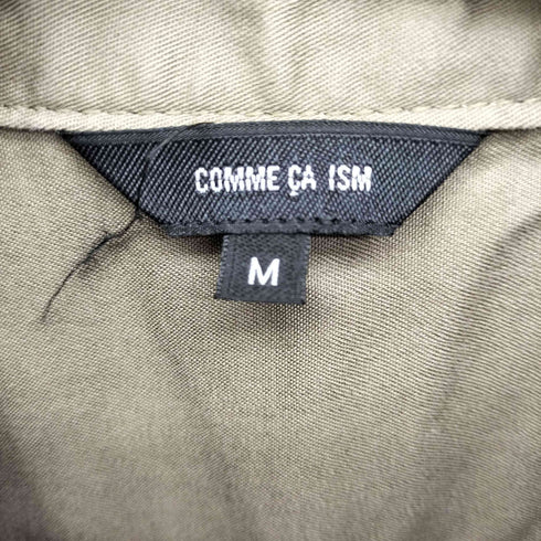 コムサイズム COMME CA ISM ジップポケット ウエストベルト スタンドネック ノースリーブ オールインワン つなぎ レディース M