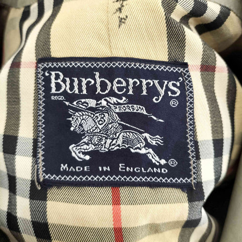 バーバリーズ BURBERRYS 裏地ノバチェック ステンカラーコート メンズ