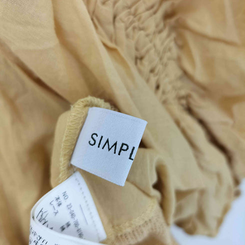 シンプリシテェ SIMPLICITE 裾ワイドレースワンピース レディース