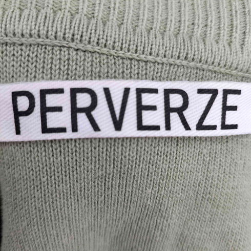 パーバーズ PERVERZE Crash Short Knit Cardigan レディース FREE