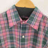 チャップスラルフローレン CHAPS RALPH LAUREN 80s コットンポリ チェック柄 L/S レギュラーカラーシャツ メンズ 15 1/2