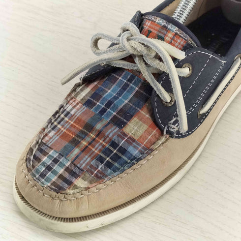 エルエルビーン L.L.Bean 90s マドラスチェック デッキシューズ メンズ 8 1/2