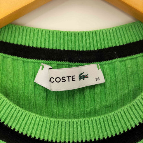 ラコステ LACOSTE 3Dニット Tシャツ レディース FR:36